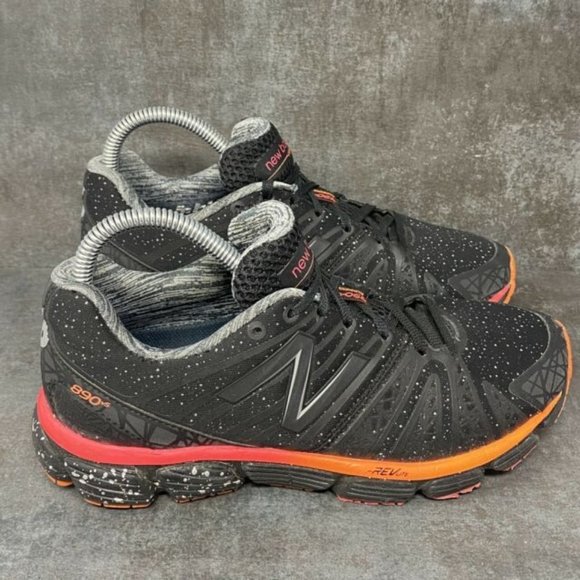 NEW BALANCE 890v5 Rev Lite Fantom Fit Women's 7  Running Shoes Black Orange AF52 - Picture 1 of 7